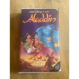 Aladdin Black Diamond Vintage VHS